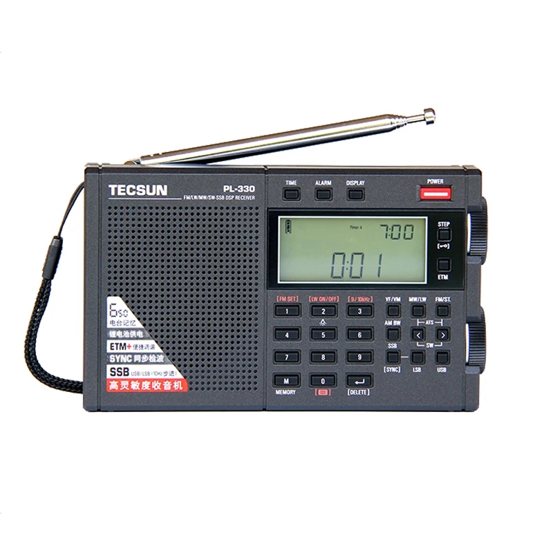 Tecsun PL-330 radio used at a picnic, providing excellent sound