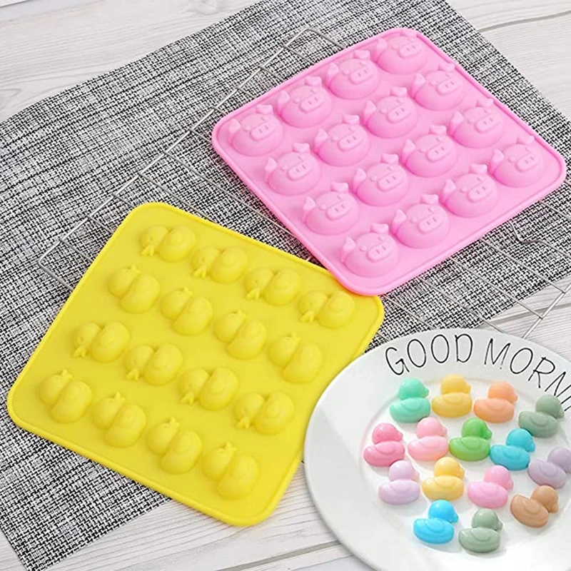 Mold suitable for making desserts, ice, and soap