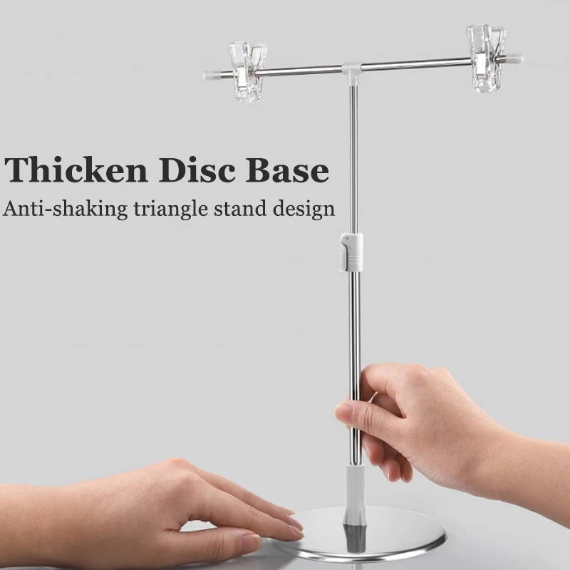 Photo backdrop stand is compatible with a wide range of studio shooting accessories