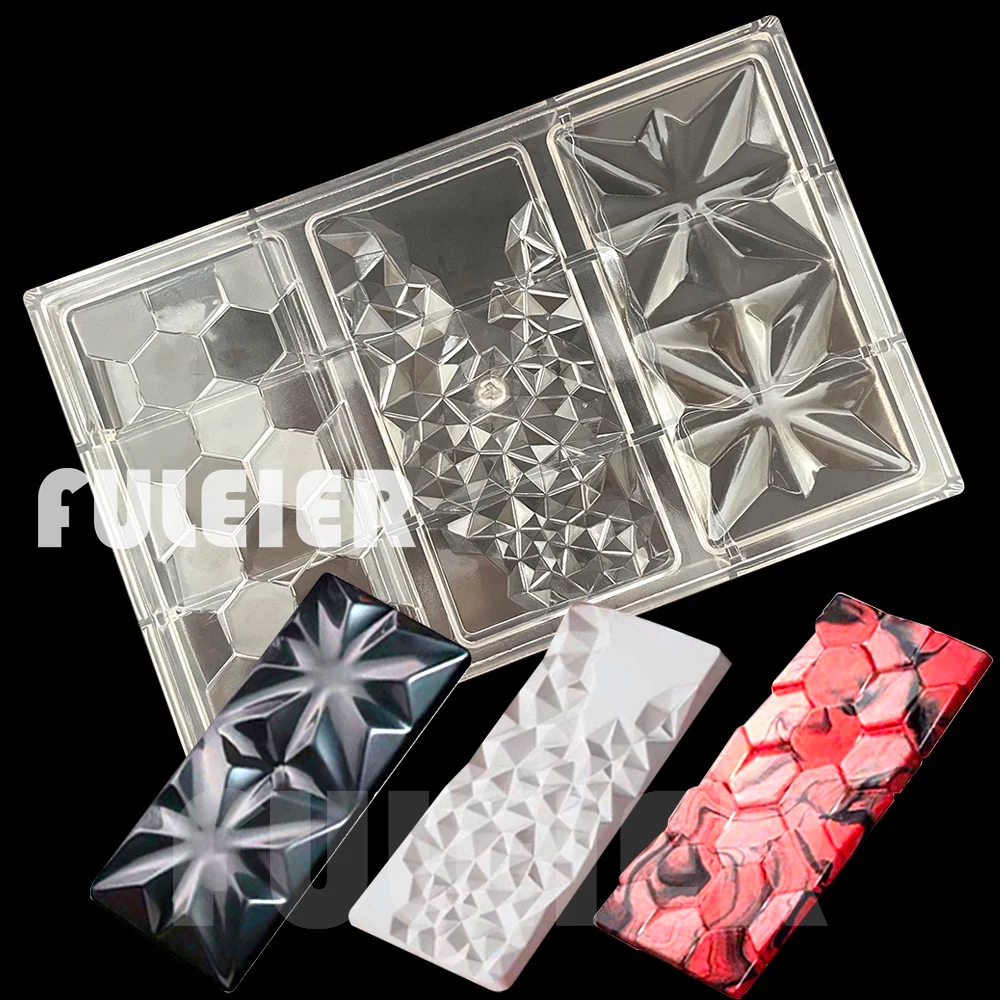 Many different molds for creating chocolate and confectionery products