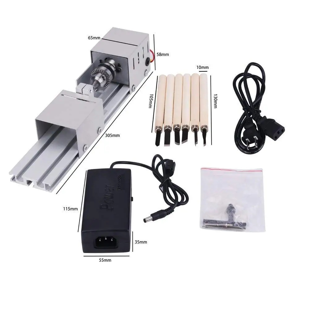 Woodworking machine with various attachments