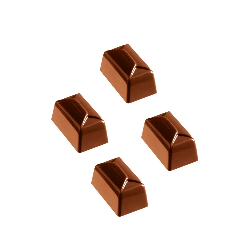 Stylish and functional silicone mold for confectionery products