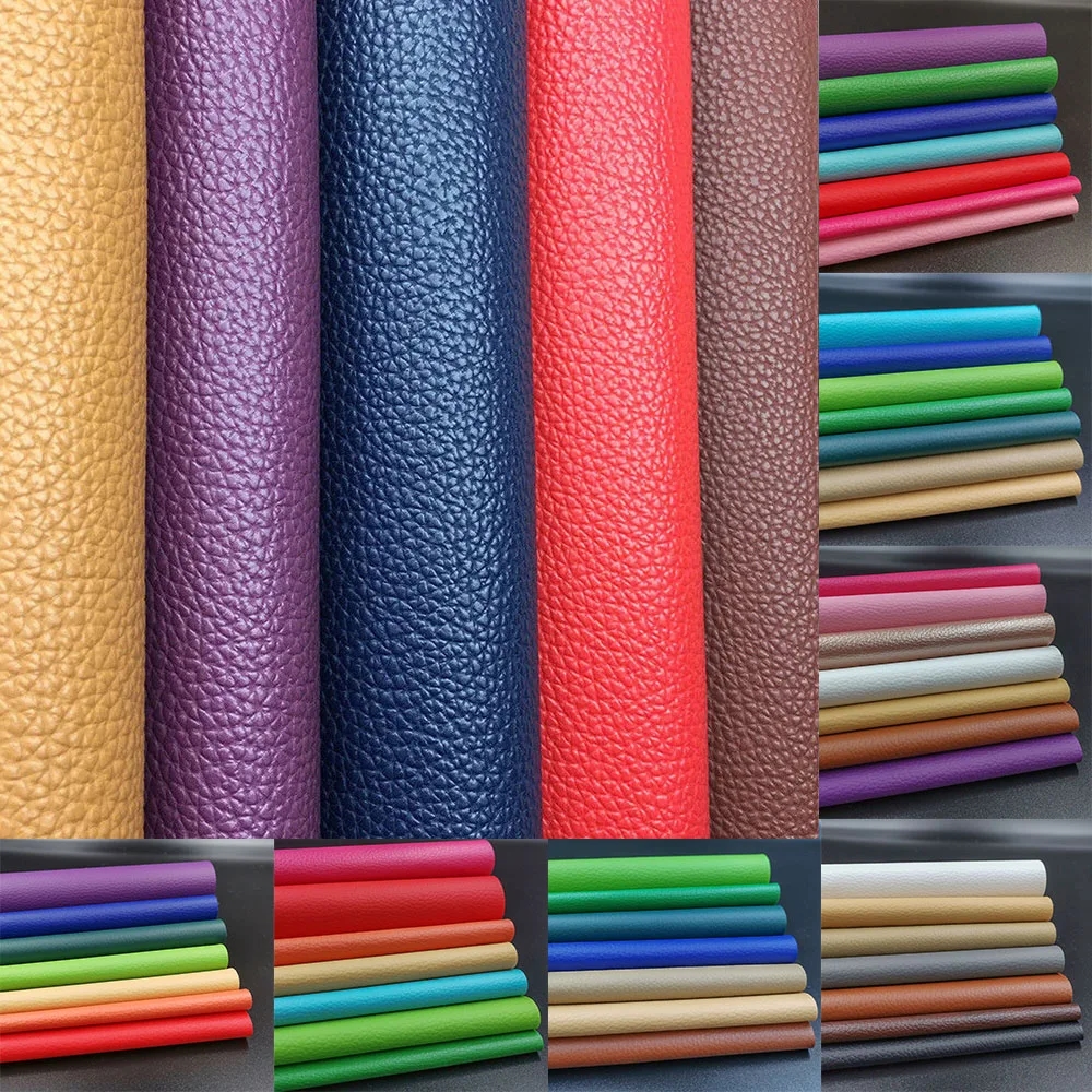 Quality black PU leatherette, perfect for creating stylish products