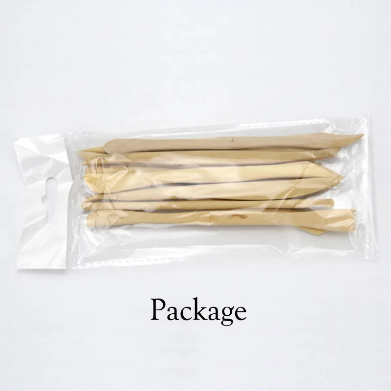 Universal set of wooden tools for sculpting and modeling ceramic products