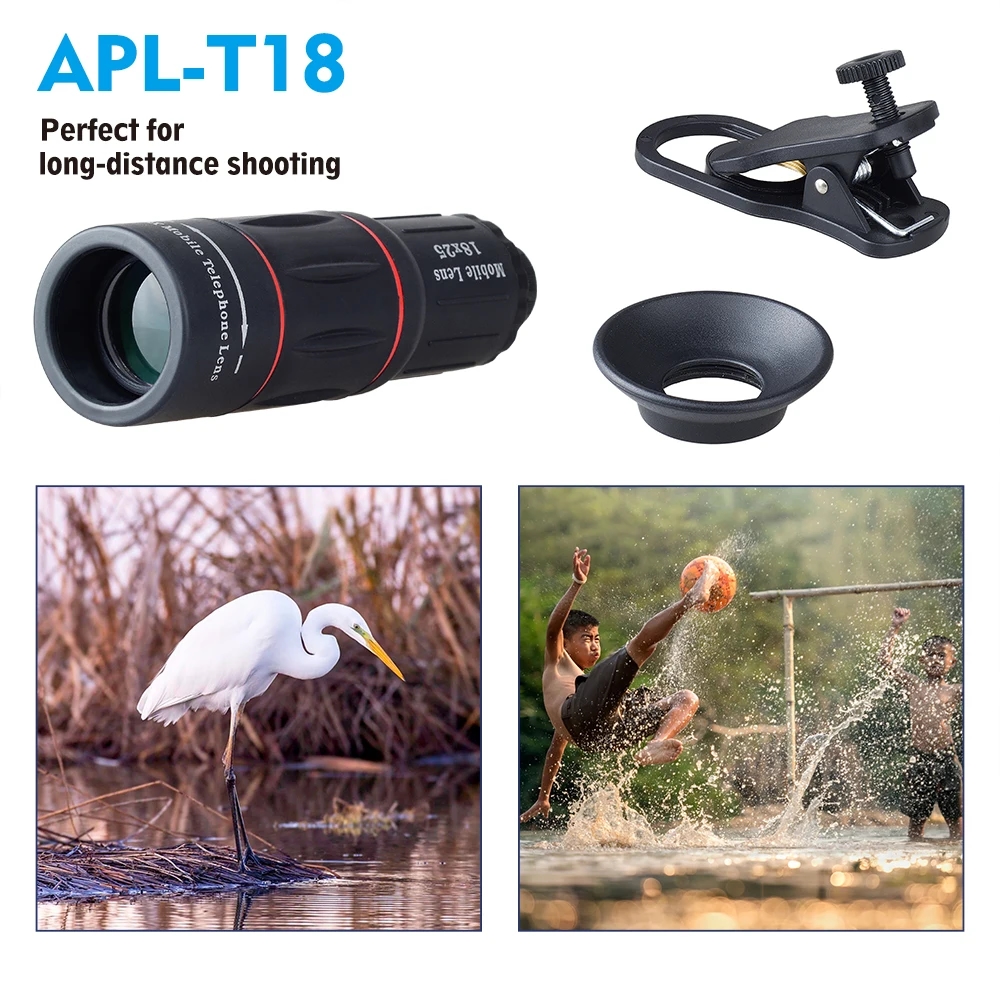 Aluminum and optical glass in the design of the APEXEL monocular