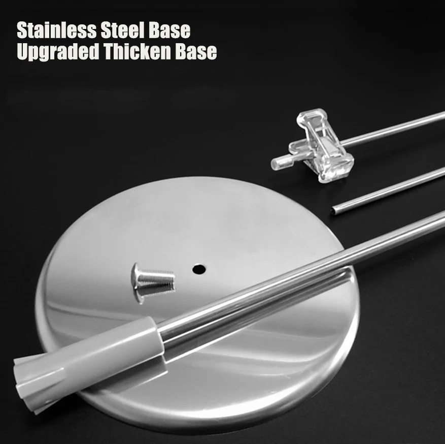 Sturdy and durable stainless steel construction of the photo backdrop stand