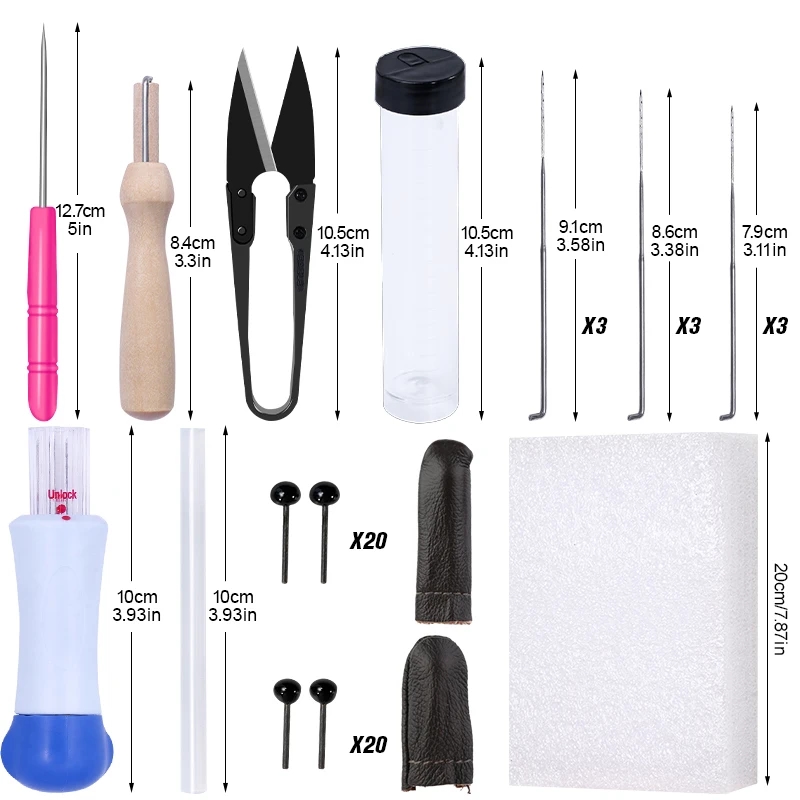 All necessary tools for wool felting in one MIUSIE kit