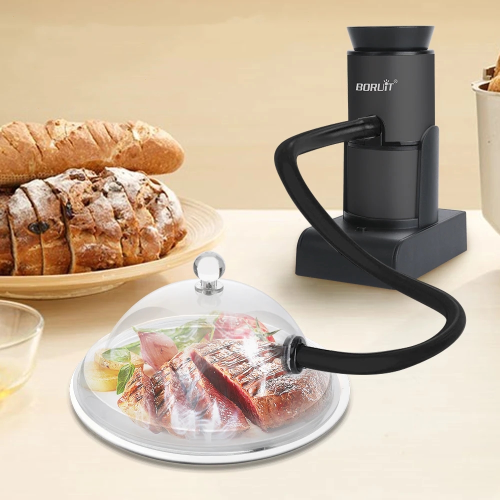 The small size and weight of the smoker allow you to take it with you