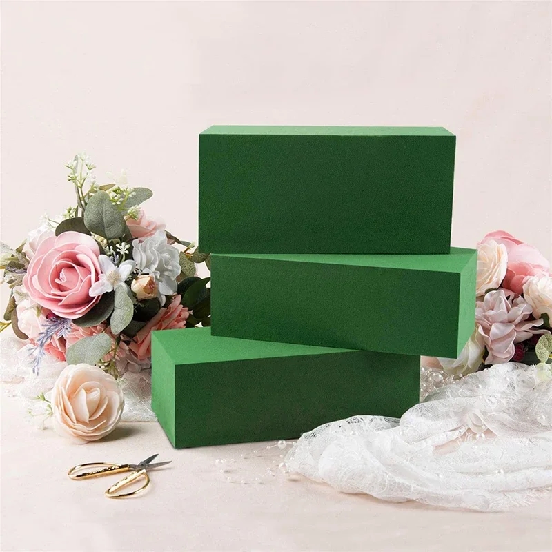 Foam for flowers, suitable for creating decorative elements