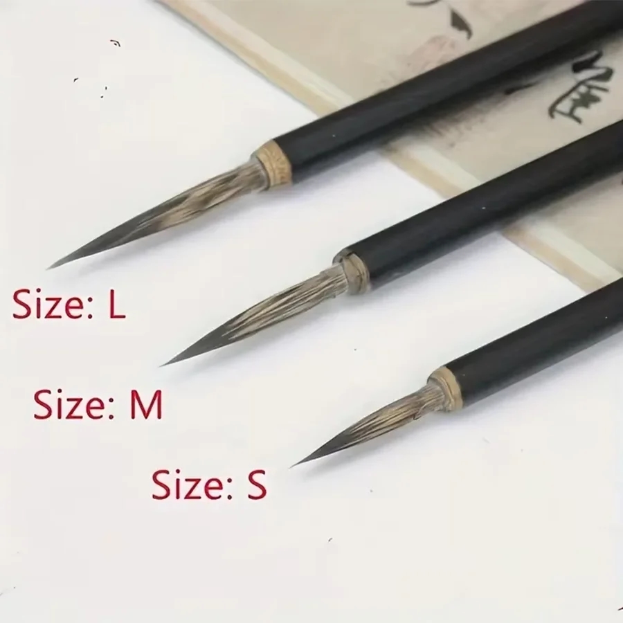 A set of brushes that will help you master the technique of calligraphy