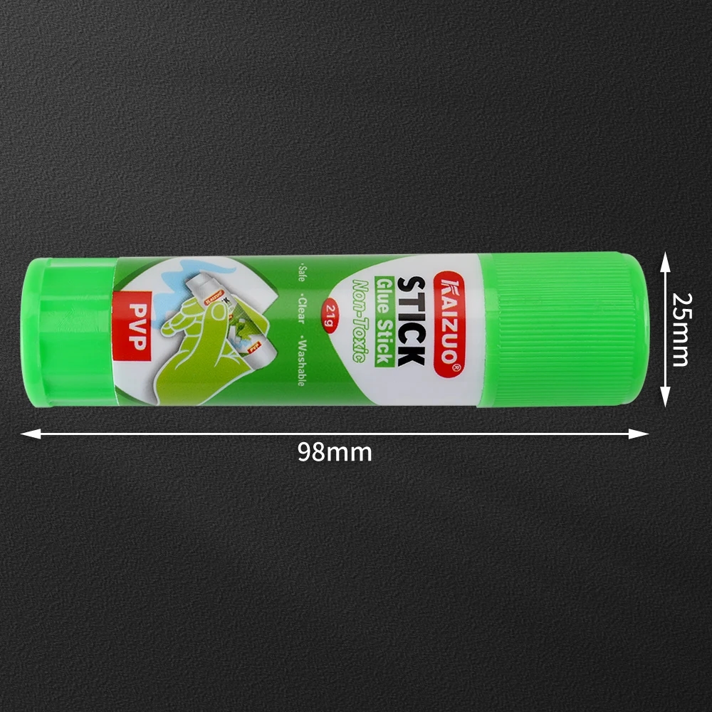 Set of adhesive rods of various sizes