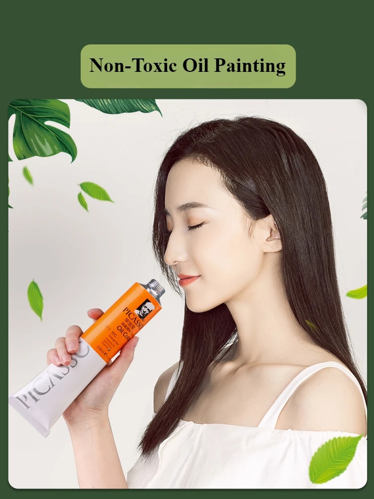 Pinturas al óleo densas que se aplican perfectamente al lienzo