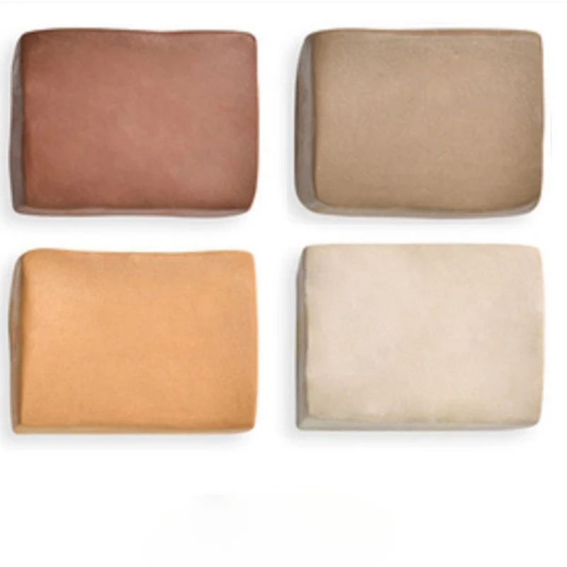 Various colors of ceramic clay for creativity