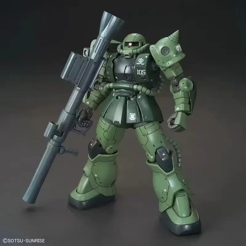 역동적인 전투 자세의 ZAKU HG 1/144 컬렉션 피규어