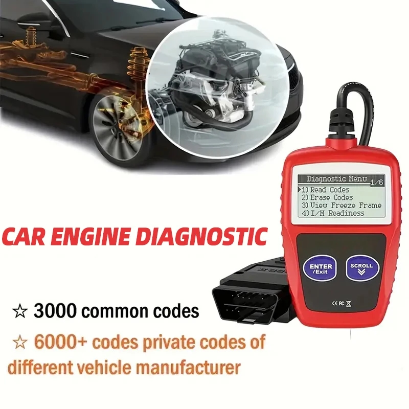 Diagnostic scanner display showing a list of vehicle errors