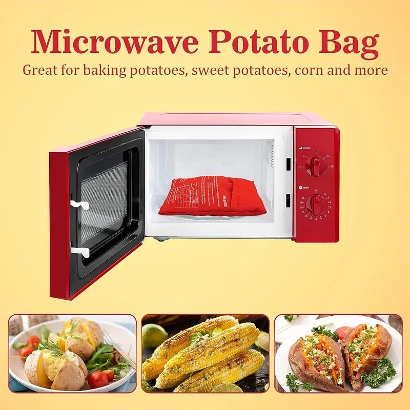 Compact bag for easy and quick potato preparation