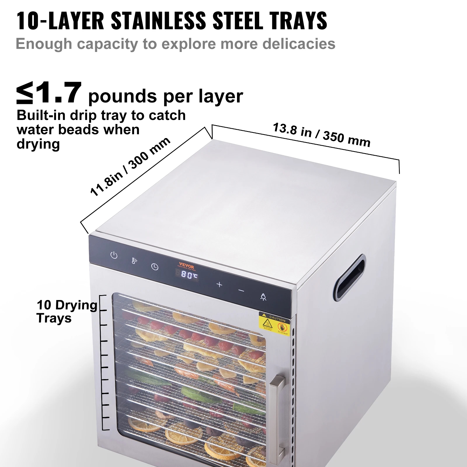 Quality execution and high power for fast drying