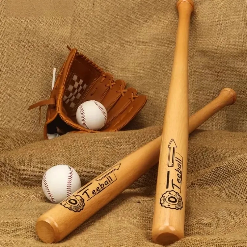 Durable wooden baseball bat for personal safety and home use