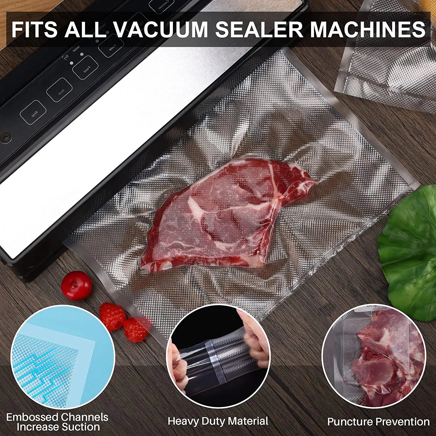 Vacuum packaging bags that help organize space in the kitchen