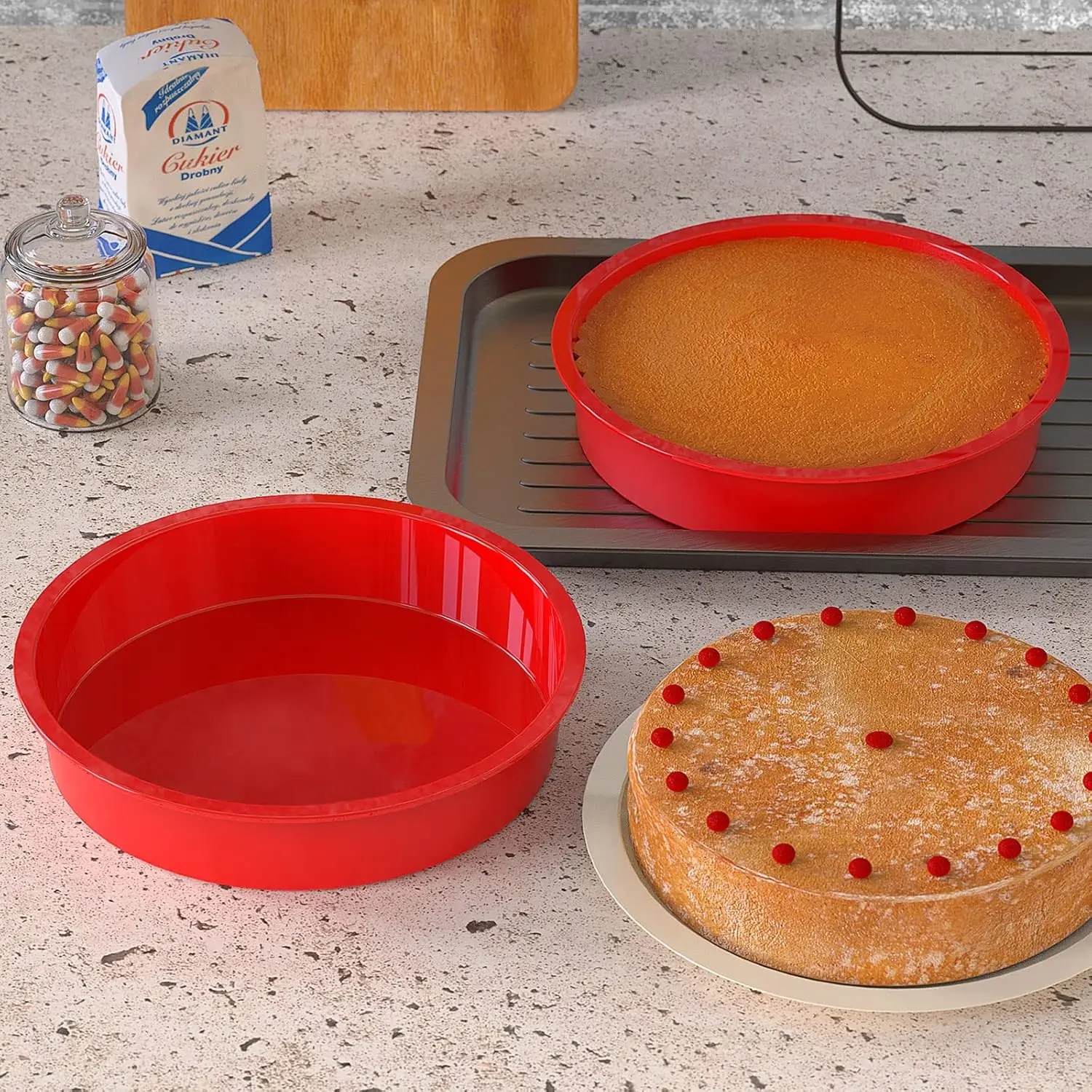 Silicone mold that withstands high temperatures