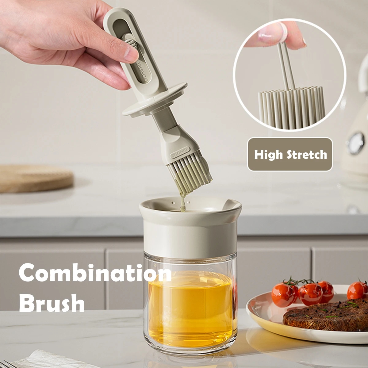 Oil brush with innovative design and high quality standards