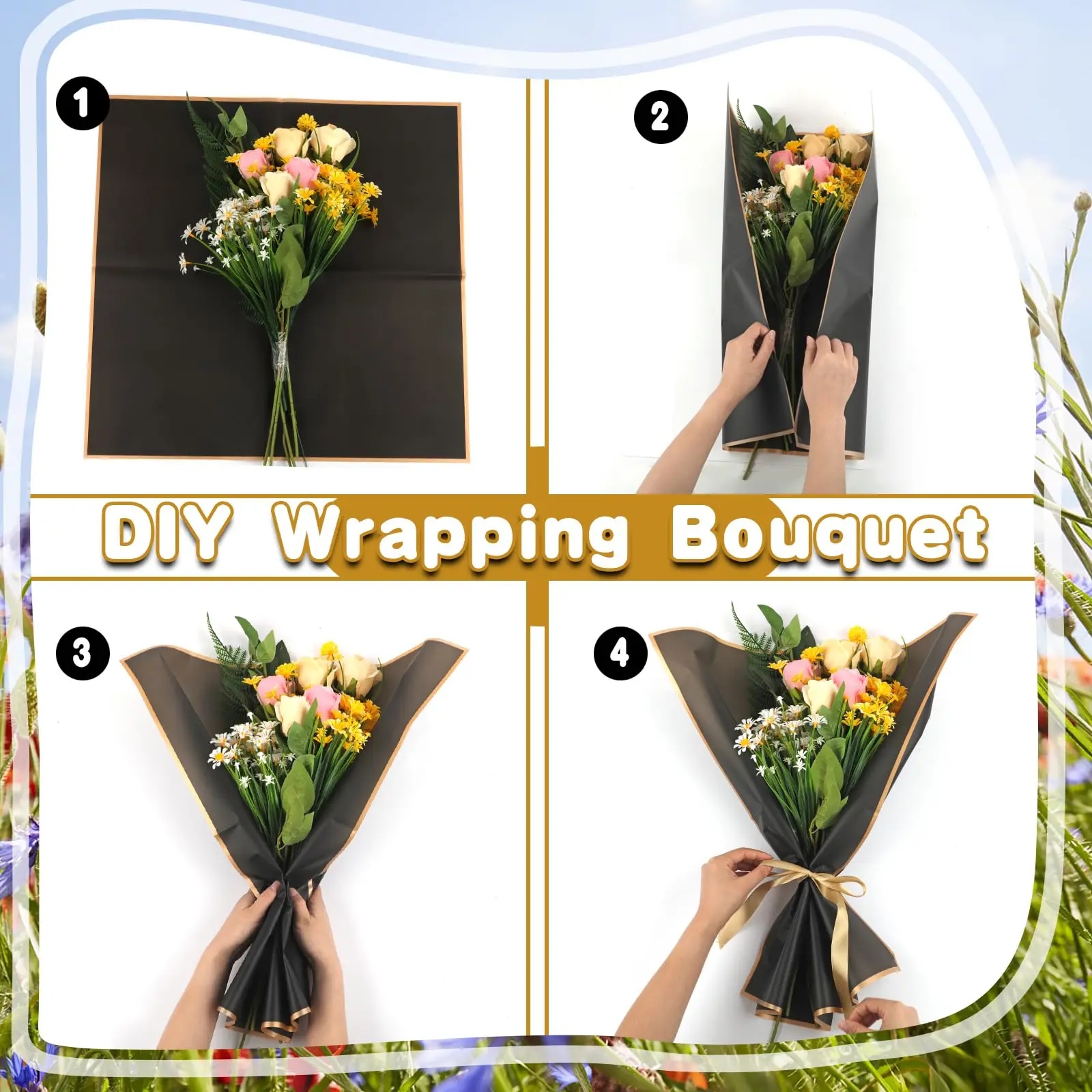 Large sheets of packaging for convenience