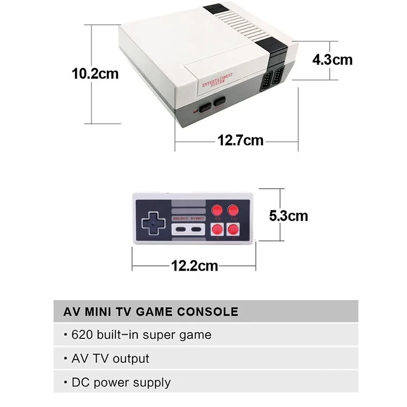 Mini console with children's games will bring fun moments to you and your kids