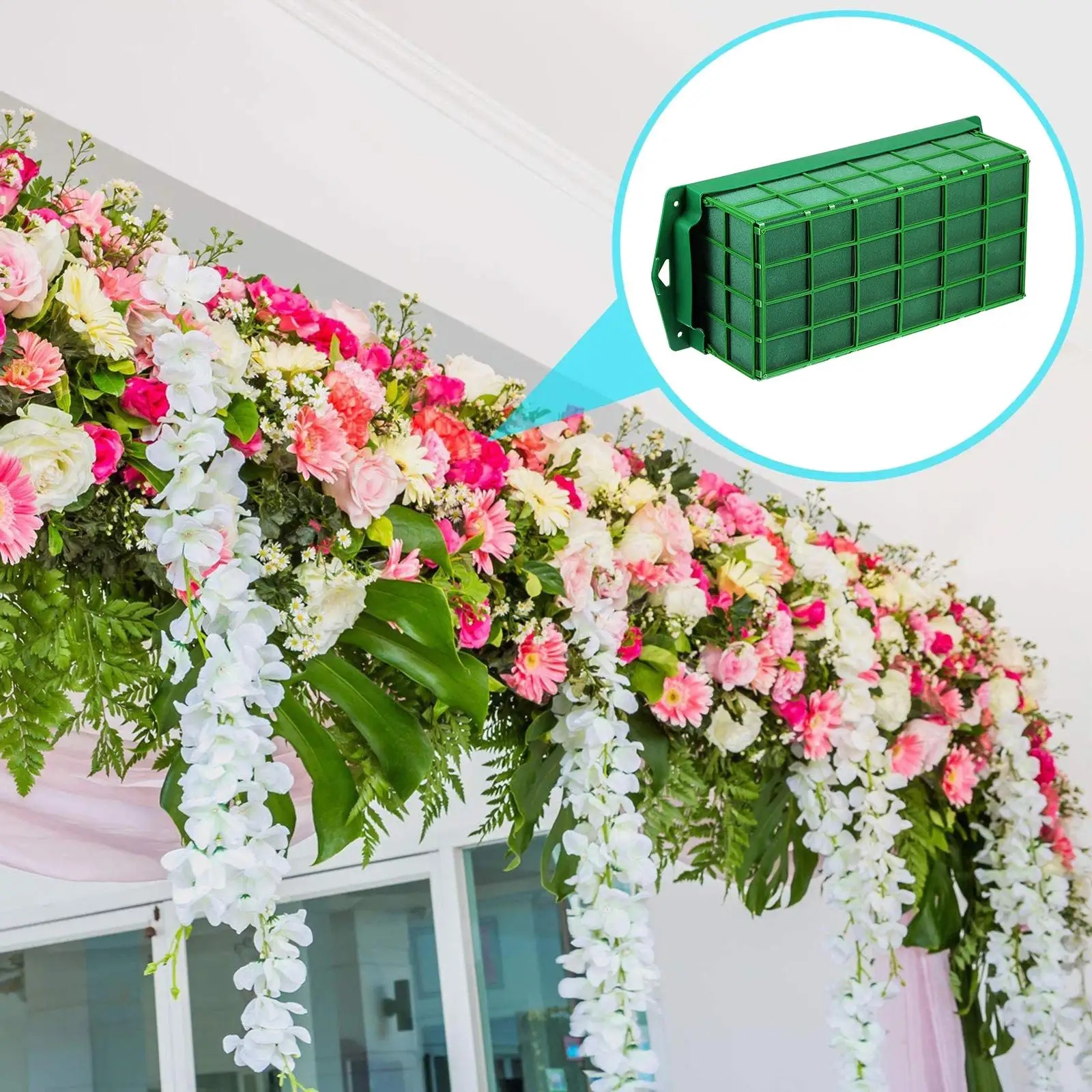 Convenient foam brick for floral work