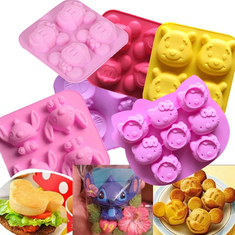 Silicone mold with a bear, perfect for creating sweet desserts