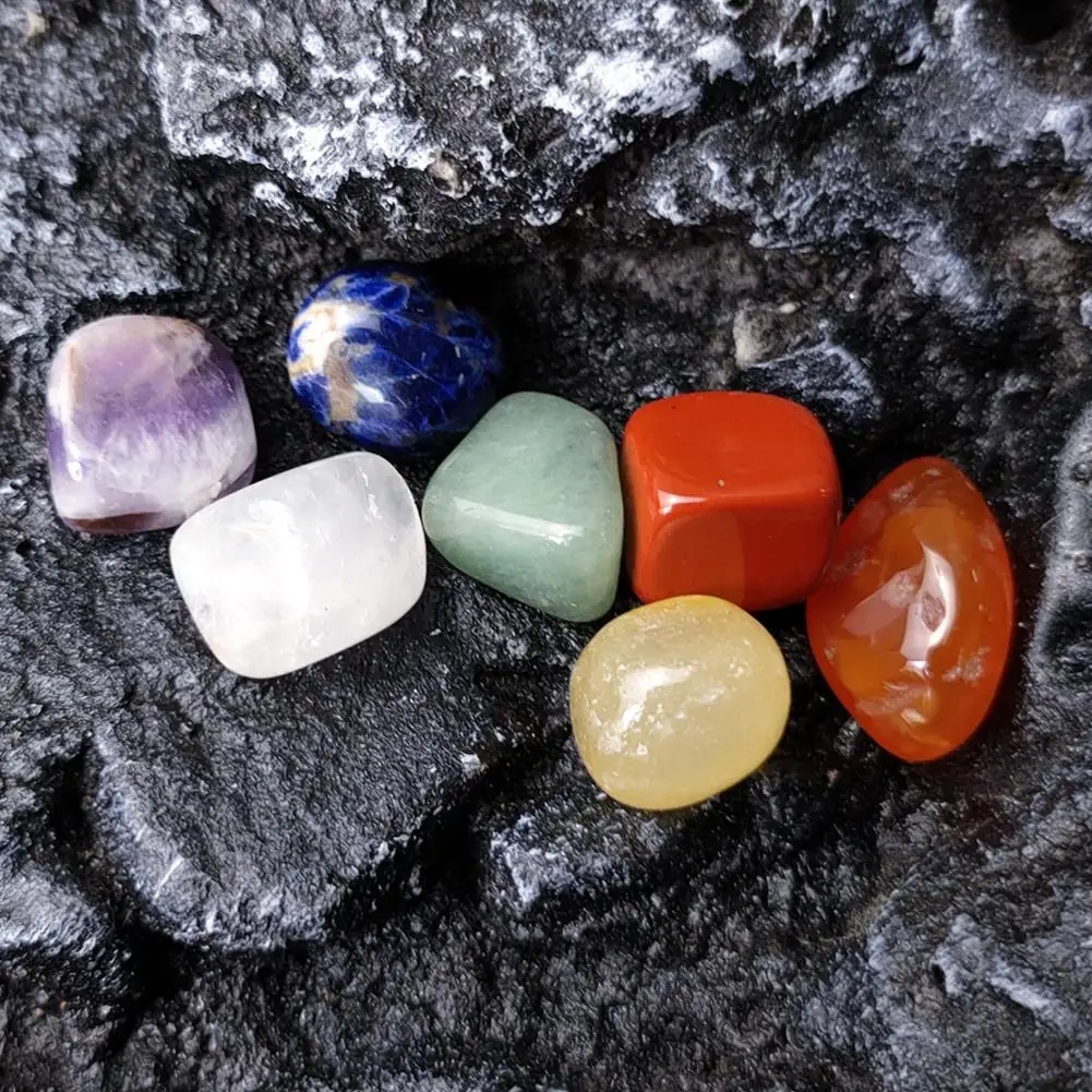 Beautiful natural stones and crystals in gift packaging