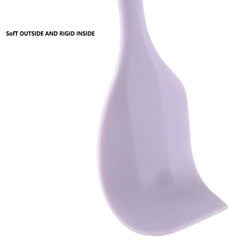 Stylish and versatile black silicone scraper