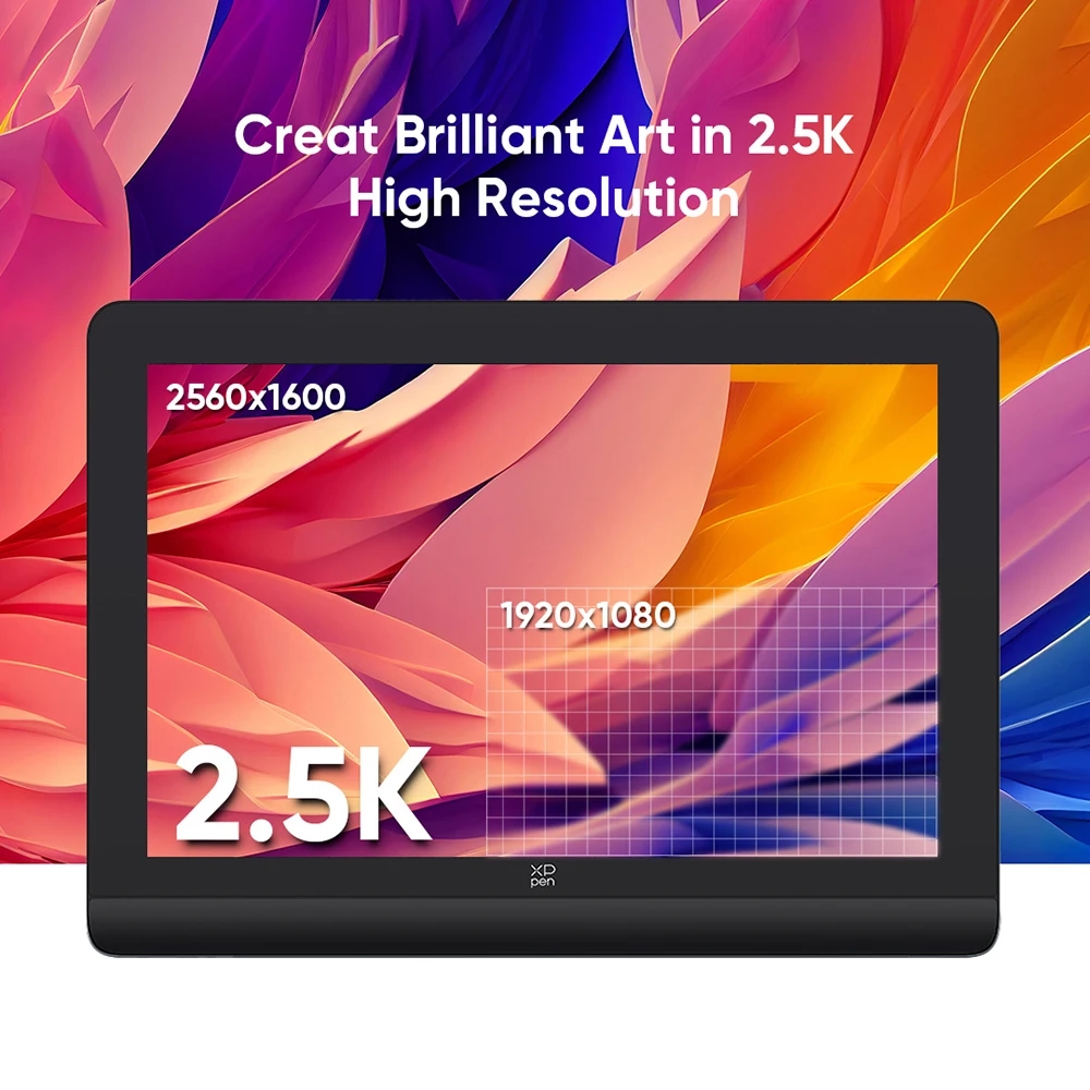 Image showing the wide viewing angles of the XPPen Artist Pro 16 graphic tablet screen