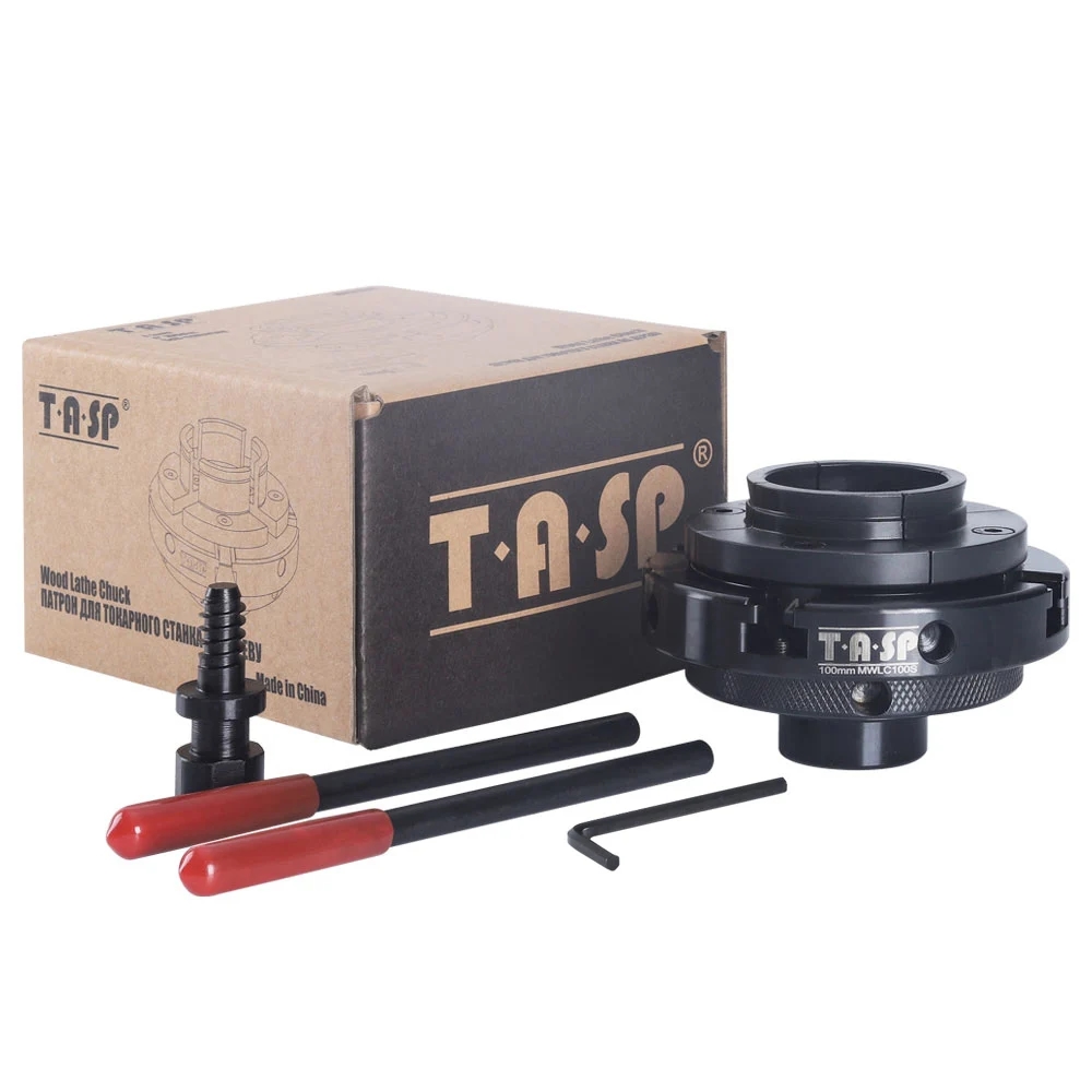 All components of the lathe chuck set