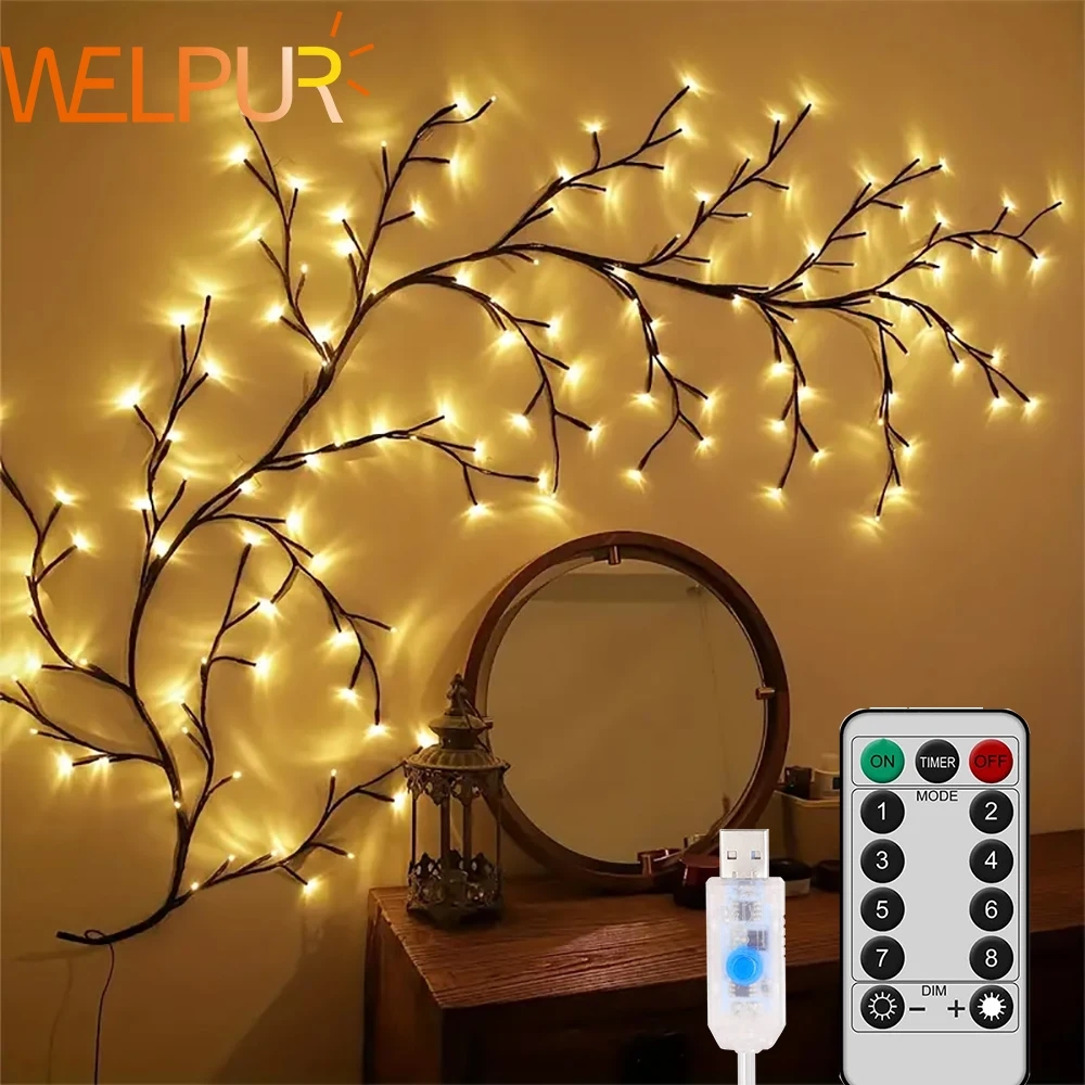 Elegante cuerda de luces que crea una atmósfera cálida en su hogar