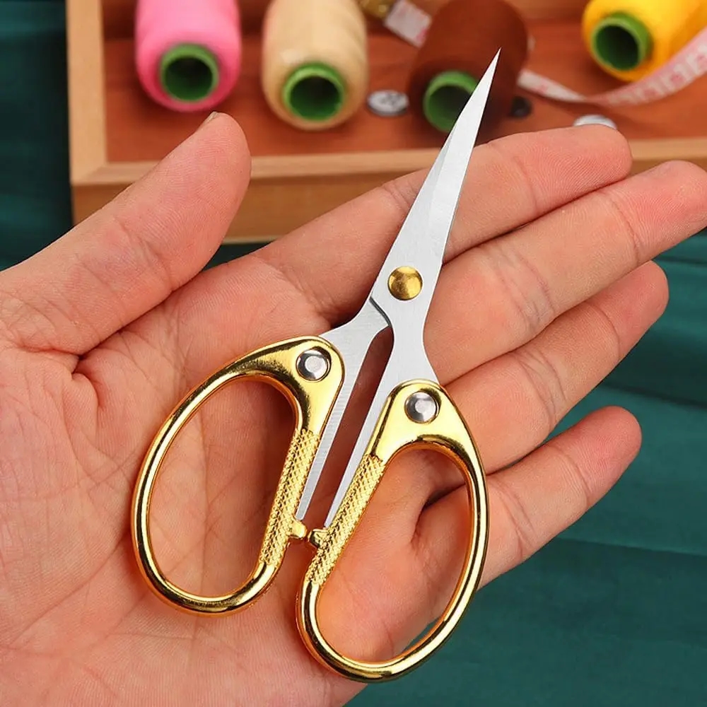 Stainless steel scissors suitable for cutting fabric, clothing, paper, and other materials