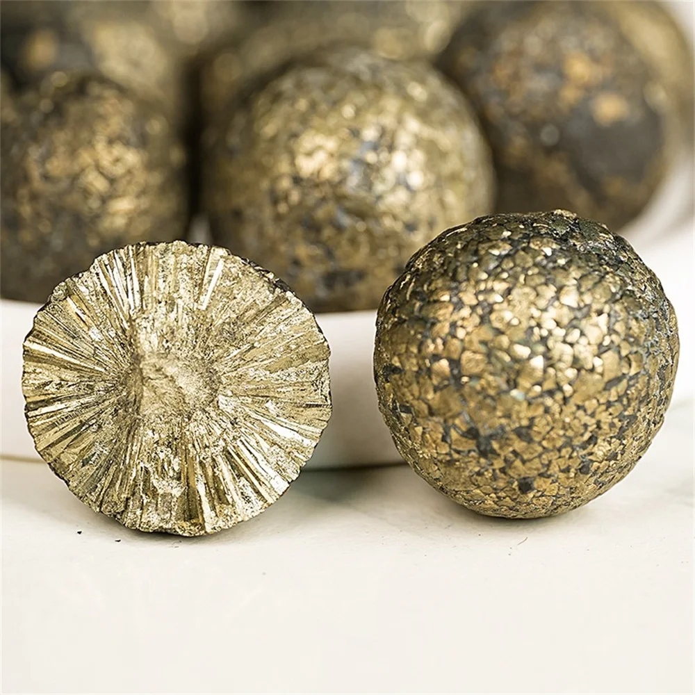 Pyrite with a shiny surface, perfect for interior design