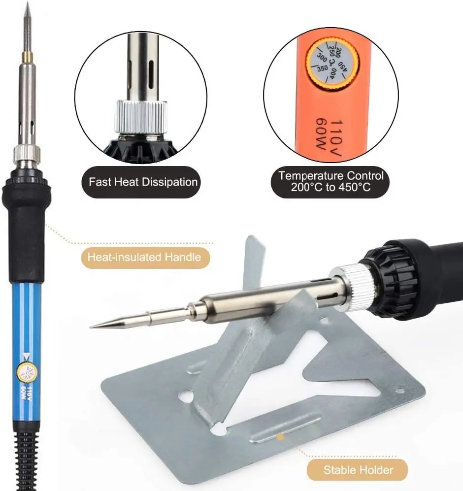 Outils du kit pour pyrogravure créative disposés