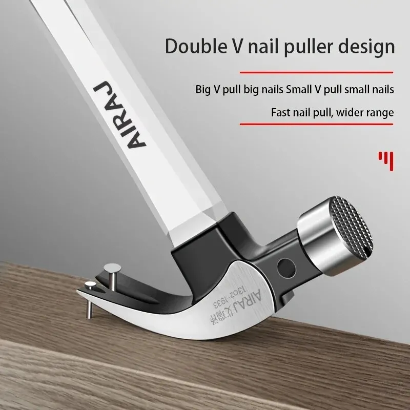 Comfortable non-slip handle of the AIRAJ hammer
