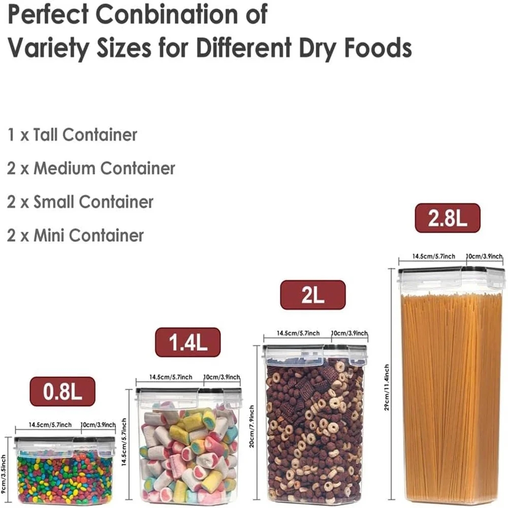 Quality containers for convenient food storage and organization