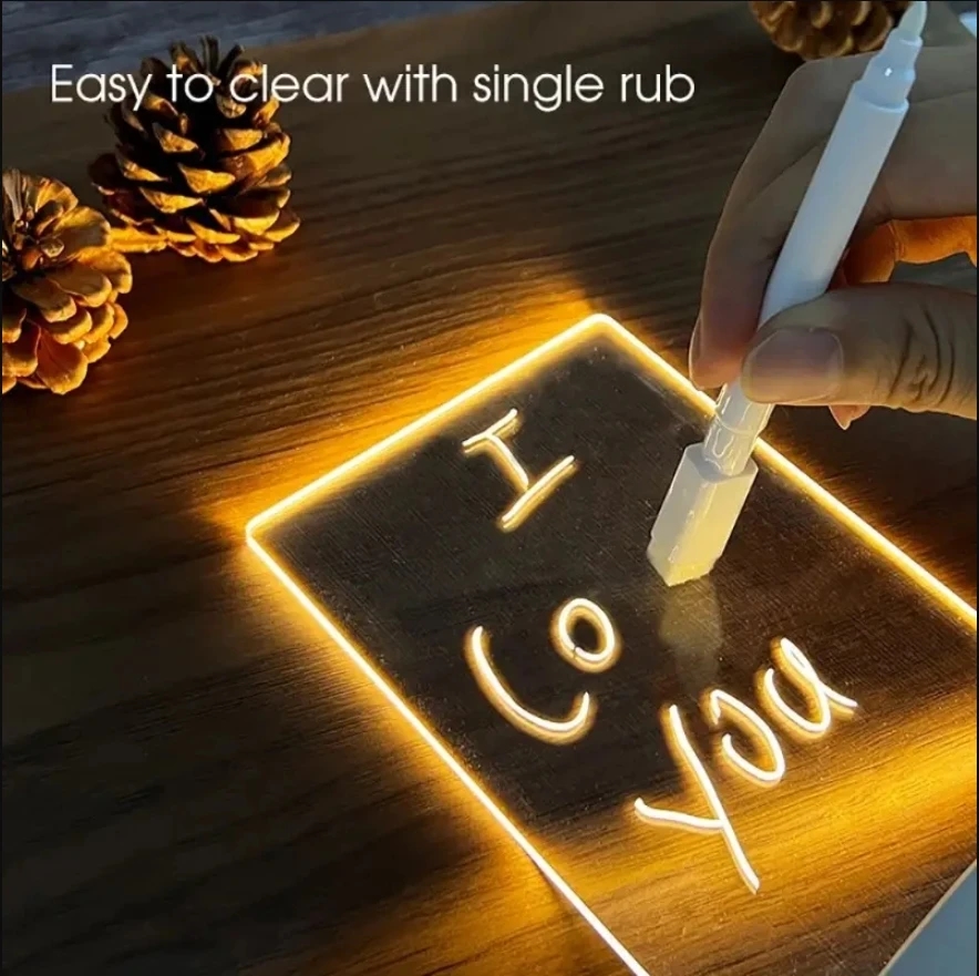 Compact LED board for notes with USB connection