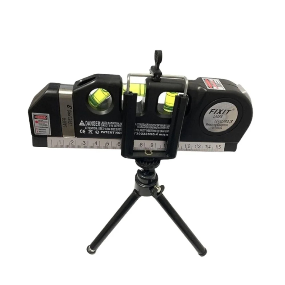 Multifunctional laser level with tripod for precise measurements and alignment