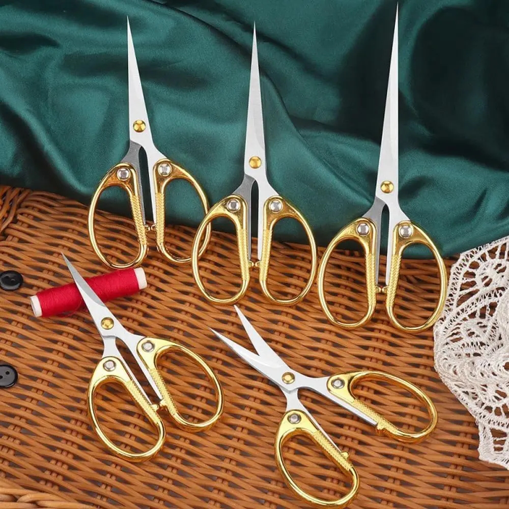 Scissors in a compact protective packaging for safe transportation and storage