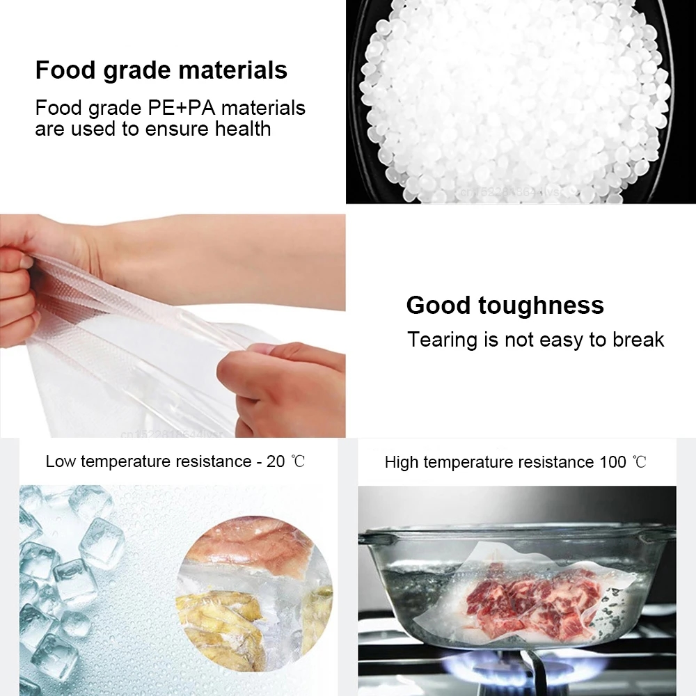 Bags for convenient storage of ready meal portions in the freezer
