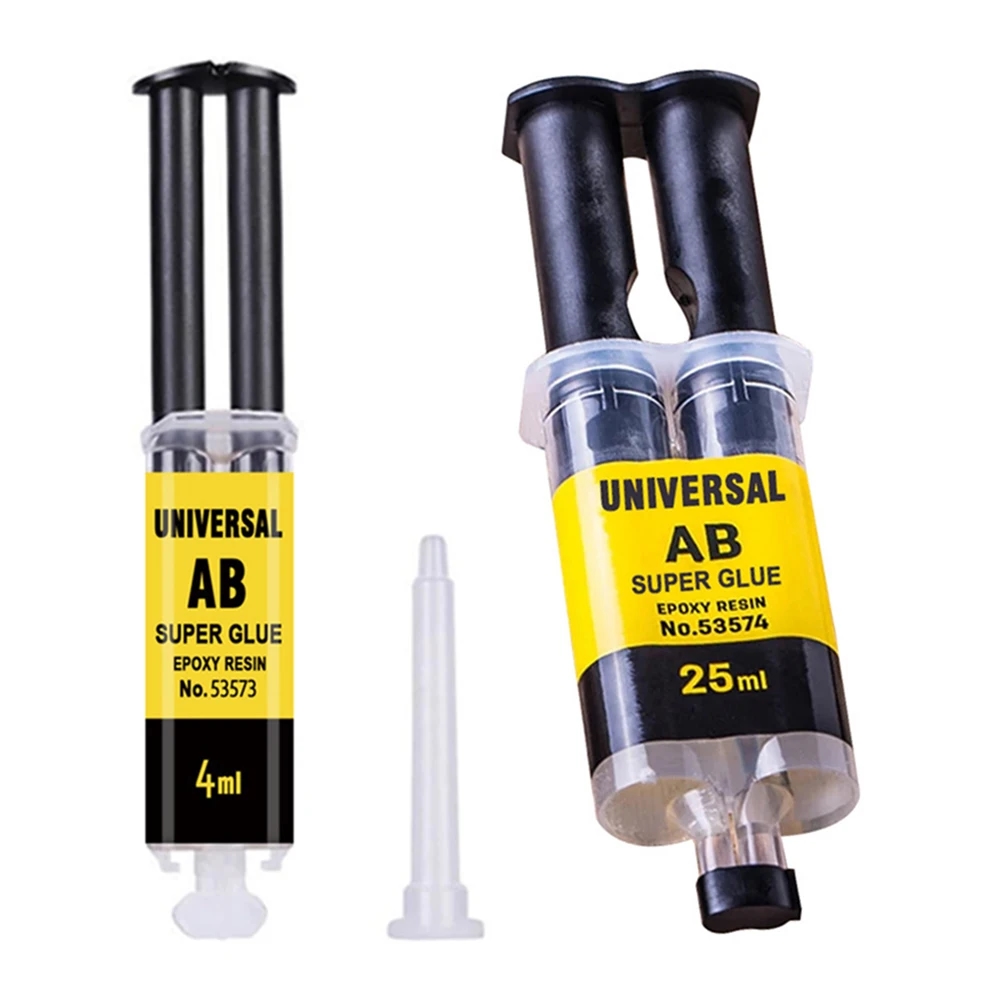 Epoxy adhesive used for repairing a metal part