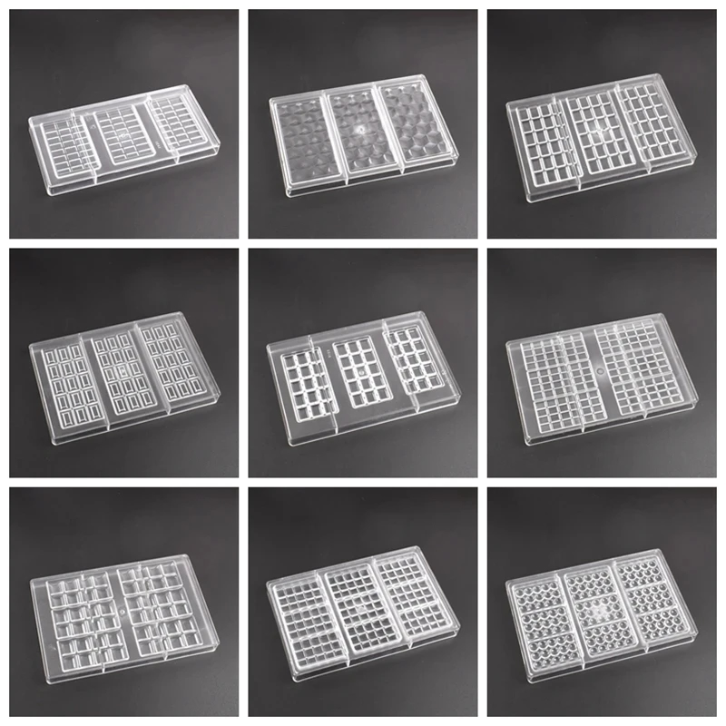 Mold suitable for creating various chocolate desserts