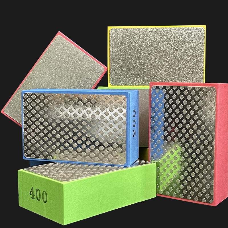 Pad with red mesh 100 grit, excellent for glass processing