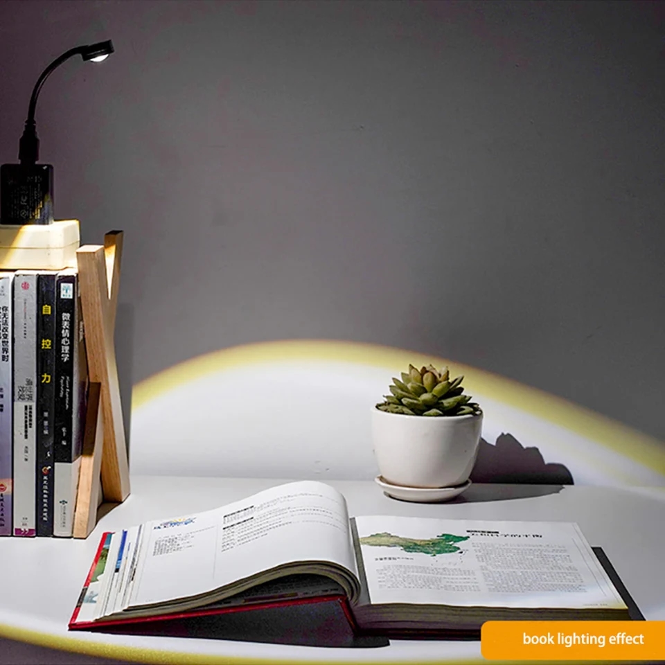 Lâmpada que proporciona uma iluminação confortável para trabalho e descanso