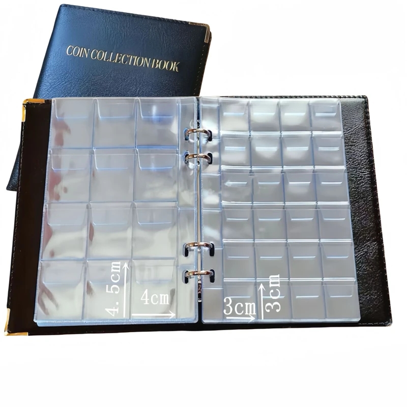 The album can be used to store both collectible and commemorative coins