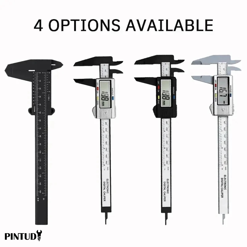 Plastic digital caliper with digital display