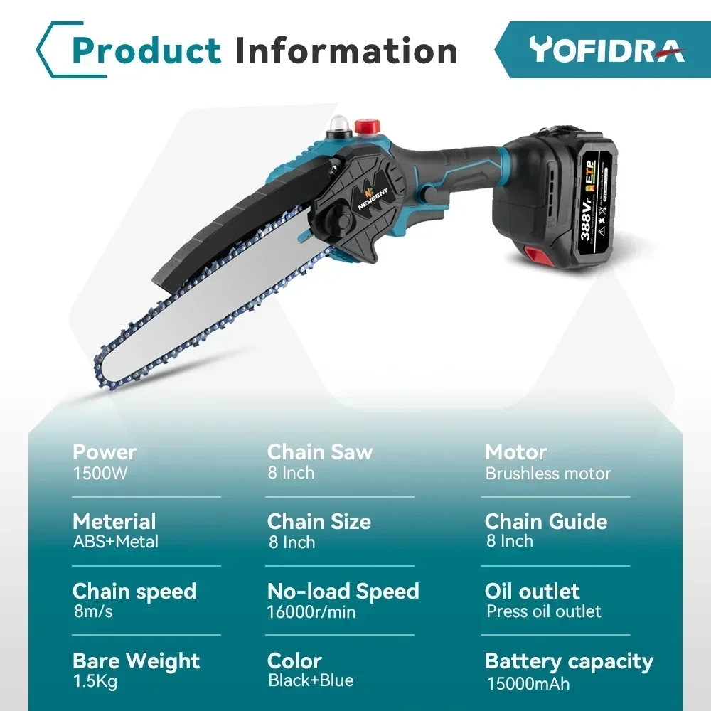 Digital battery charge level indicator on the power tool body